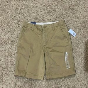 Tan and navy Gap shorts / size 12